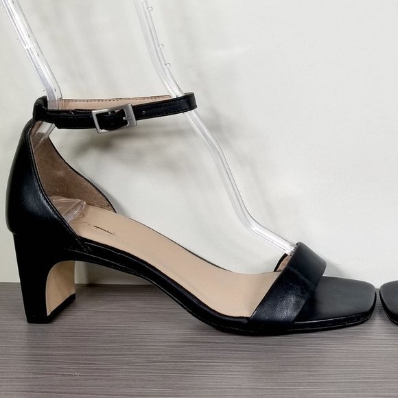 27 EDIT Naturalizer Iriss Ankle Strap Sandals, Black Leather, Womens Size 6.5 M - Picture 7 of 16